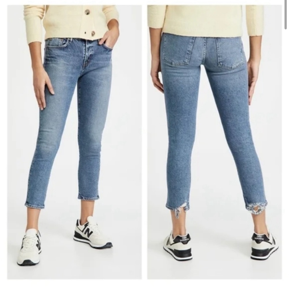 Agolde Toni Mid Rise Straight Jeans in Landmark Size 29